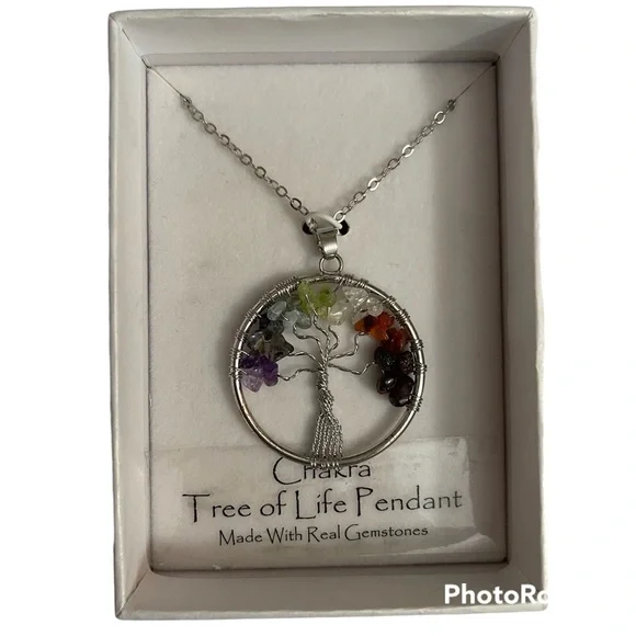 Chakra tree of life pendant - Picture 2 of 4